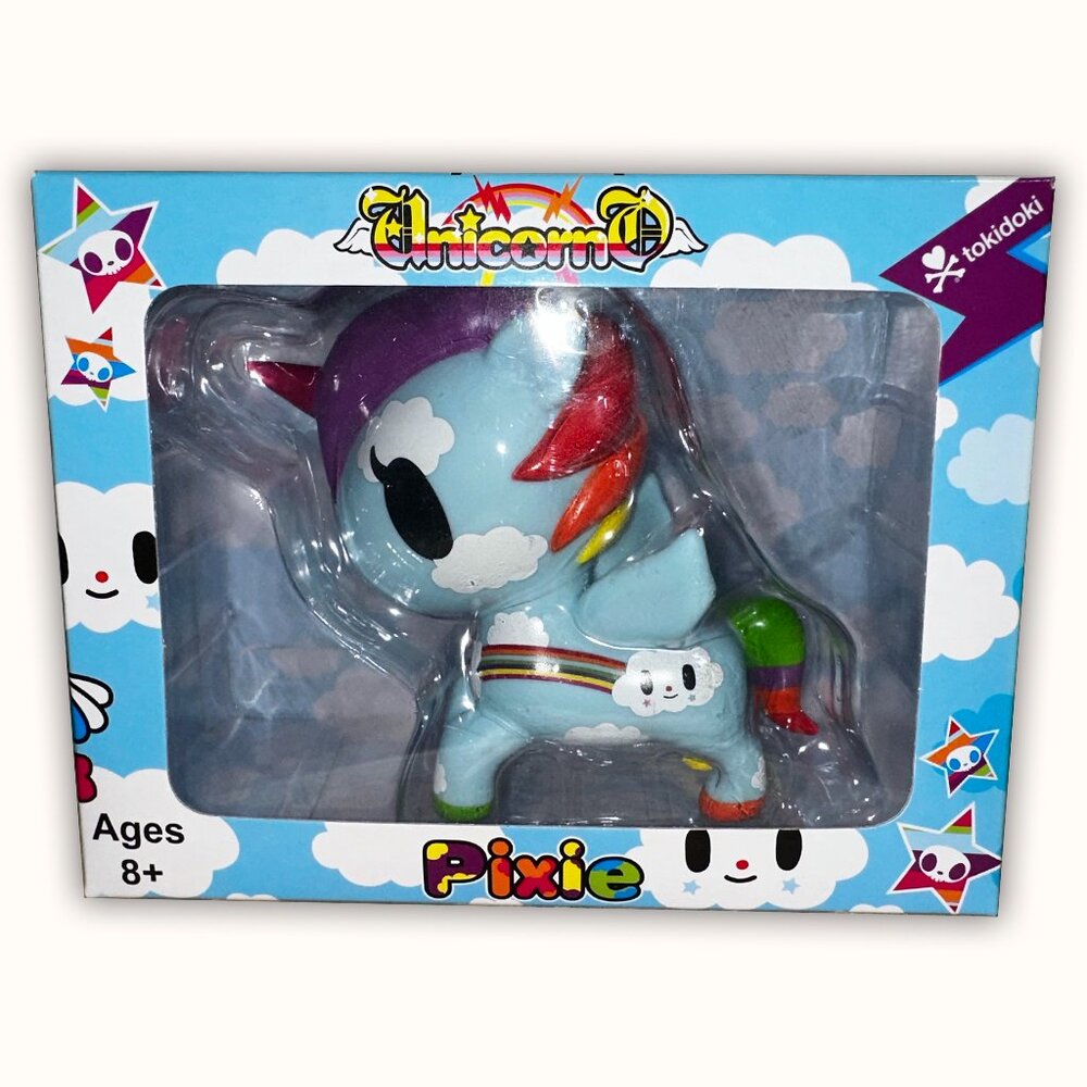NEW Tokidoki Unicorno Pixie 5” Vinyl Collectible Figure Rainbow Limited Edition